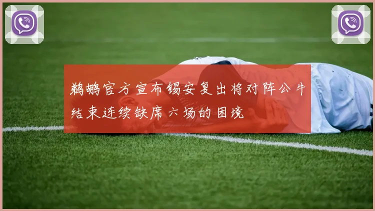 鹈鹕官方宣布锡安复出将对阵公牛结束连续缺席六场的困境